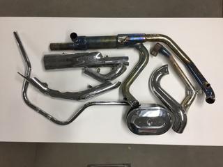 Exhaust System & Handle Bars.