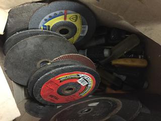 Quantity of Assorted Metal/Asphalt/Steel Disks.