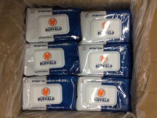 (1) Box of 36 Bags of Northwest Buffalo Trading Company Individual Packages of Sanitary Wipes.
