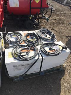 (5) Blaze 6/9E Electric Construction Heaters.