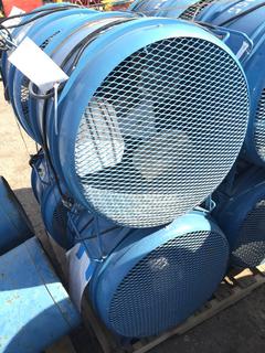 (2) Sure Flame Model# FN20 Blue Construction Fans.