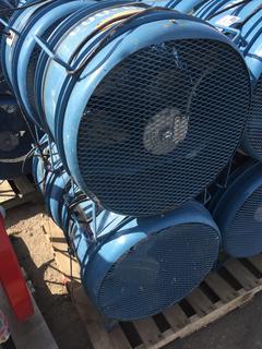 (2) Sure Flame Model# FN20 Blue Construction Fans.