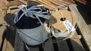 (1) Roll of Plastic/Fabric Banding & (1) Roll of 3/16" Cable.