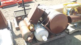 Quantity of Propane Tanks & Fuel Tank.