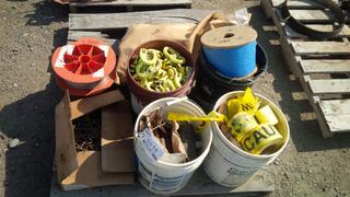 Clevices, Wire, Marker Pins, Caution Tape & Bungee Cords.