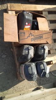 (4) SAE 30 Engine Oil 4L, (2) 4L Bottles of Engine Oil 15w 40 & (2) 4L Bottles of Antifreeze.