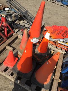 Quantity of Assorted Traffic Cones.