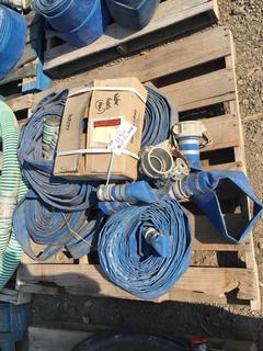 Quantity of Assorted 2" Water Hoses.