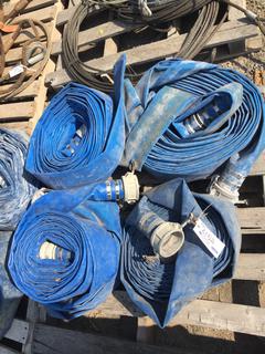 Quantity of 3" Water Hoses.