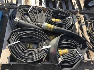 (4) Water Hoses 4".