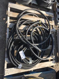 Quantity of Assorted 1" Water Hoses.