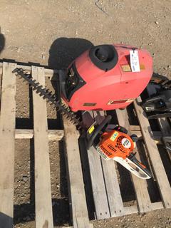 Stihl HS45 Hedge Trimmer & Powertek IN35001 Power Supply. *Requires Repair*