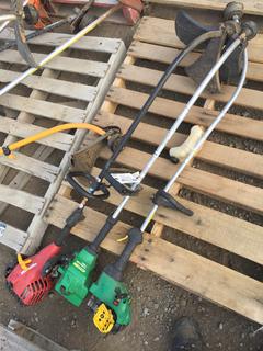 (2) Featherlite & (1) Homelite Weed Trimmers. *Requires Repair*