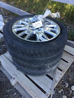 (2) Tires 235/50 ZR 18 w/ Cadillac Rims Pilot Sport A/S.