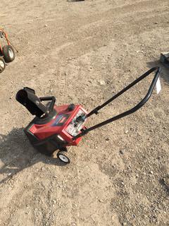 Toro Powerlite 98cc Engine, Electric Start 16" Snowblower. *Requires Repair*
