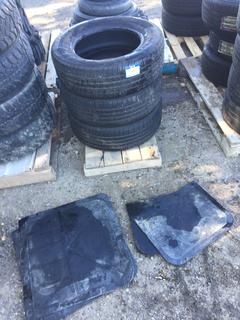(3) Douglas All Season Tires 235/65 R17 *No Rims* & Mud Flaps.