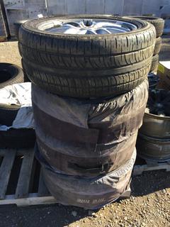 Set of (4) Scorpion Zero Tires 275/45 R19 108V *Tire Very Worn* w/ Borbet Rims.