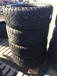 Set of (4) Good Year Wrangler Dura Trac Tires 275/55R20 113S. *No Rims*