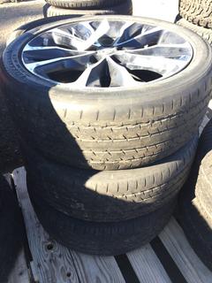 (3) Assorted Tires w/ Toyoto Rims P215/45 R17. 