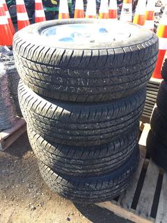 Set of (4) Michelin Cross Terrain Tires P 265/65 R17 110S w/ Lexus Rims.