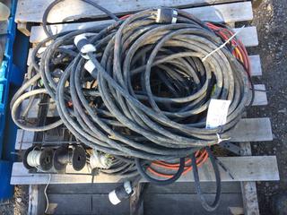 Quantity of Assorted Electrical Cords.