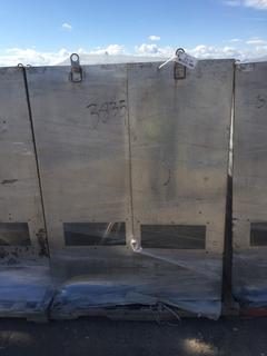 (2) Stainless Steel Boiler Cabinets from Vac Truck 30" x 24" x 62 1/2".