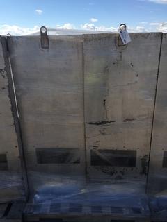 (2) Stainless Steel Boiler Cabinets from Vac Truck 30" x 24" x 62 1/2".