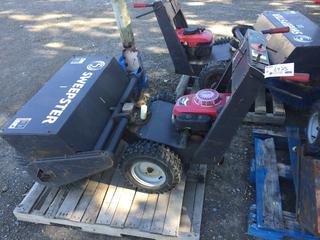 Honda GXV 160 OHV Sweeper.