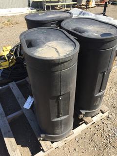 (3) Portable Storage Cases 24" x 15" x 36".