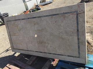 Outdoor Patio Table 40" x 78" x 29"H. *Slight Damage*