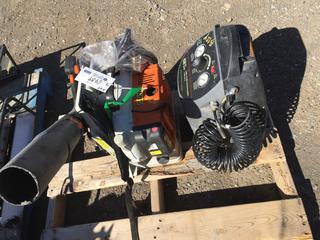 Stihl Backpack Blower *Requires Repair* & Porter Cable 150 Psi 1.5 Gal Compressor.