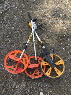 (3) Measuring Wheels.