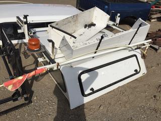 Truck Topper w/ Ladder Rack & Orange Beacon 75"L.