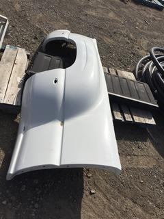 Chevy - White, Rear Fender Dually & Tailgate.