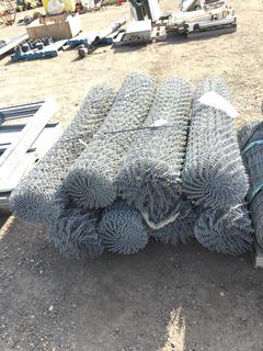 (8) Rolls of K/B Galvanized Mesh 5' x 2" x 9 Ga, Approximately 400'.
