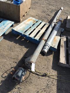 2 Pc Grain Auger - 17' Total. *Requires Repair*