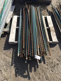 Quantity of 6' Metal Posts for Holding Up Snow Fence.