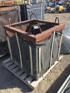 Steel Mesh Cage 3' x 3' x 3'.