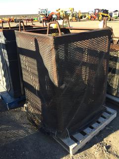 Steel Mesh Cage 3' x 3' x 4'.