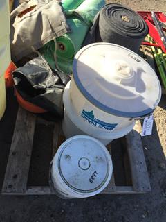 (1) 5 Gal Pail Spill Kit & (1) 15 Gal Pail Spill Kit.