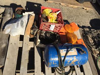 Emergency Beacon Lights, Air Tank, Gaskets, L Shape Shelf Brackets.