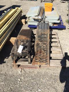 Set of Steel Car Ramps 12'W x 10"H.