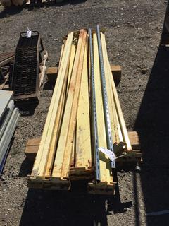 Quantity of Metal Posts for Shelving 90"L.