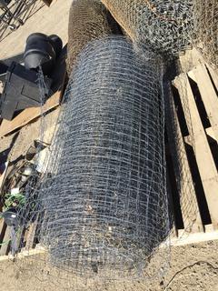 Roll of Steel Wire Fencing 50' (2" Squares).