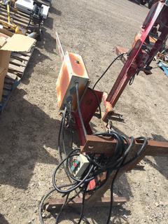Lifting Barricade Arm w/ 12 Amp 1/8 Hp Baldor Motor.