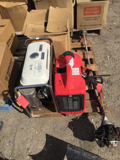 Honda E2500C Generator, Honeywell 2000i Generator, Stihl Weed Trimmer & Box of Tool Kit Drawers. *All Requires Repair*