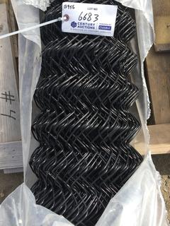 (1) Roll of 7' x 9 ga x 2" Galvanized Mesh Fencing, Approx. 50', (1) Roll of 6' x 9 ga x 1 3/4" Galvanized Mesh Fencing, Approx. 50'.