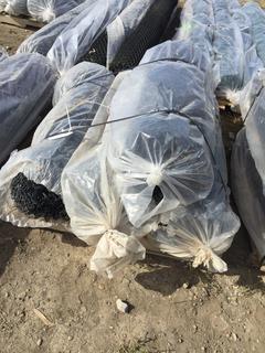 (4) Rolls of 4' x 1 3/4" x 4' Black Mesh Fencing, Approx. 200'.
