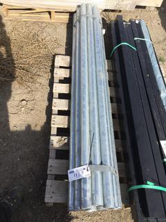 (12) Full Weight Posts 2 3/8" x 6'.