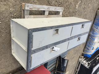 4 Door Steel Locker 21" x 24" x 6'.